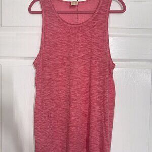 Faded Glory Tank Top in a Redish Orange (Size XXL)